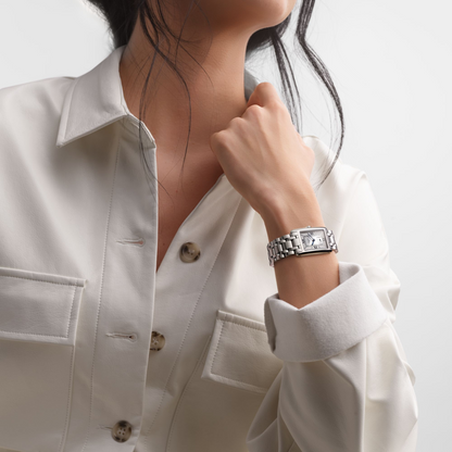 Longines DolceVita White/Silver Dial Stainless Steel Womens Quartz Watch L55124756