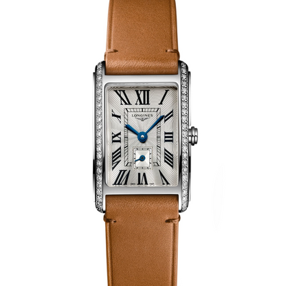 Longines DolceVita X YVY Double Strap Silver Dial Diamond Set Stainless Steel Womens Quartz Watch L5255071B