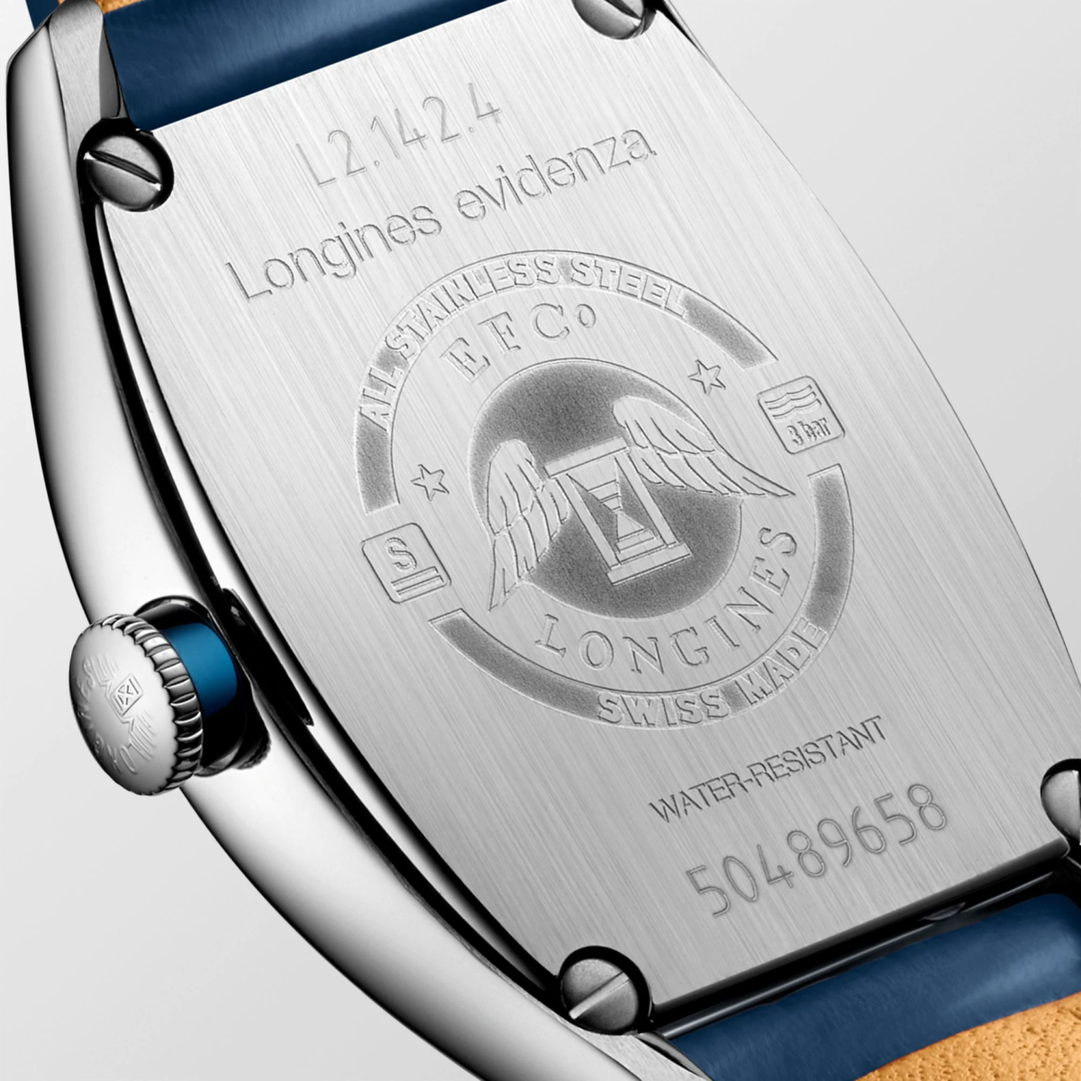 Longines Evidenza Blue Dial Stainless Steel Womens Watch L21424962
