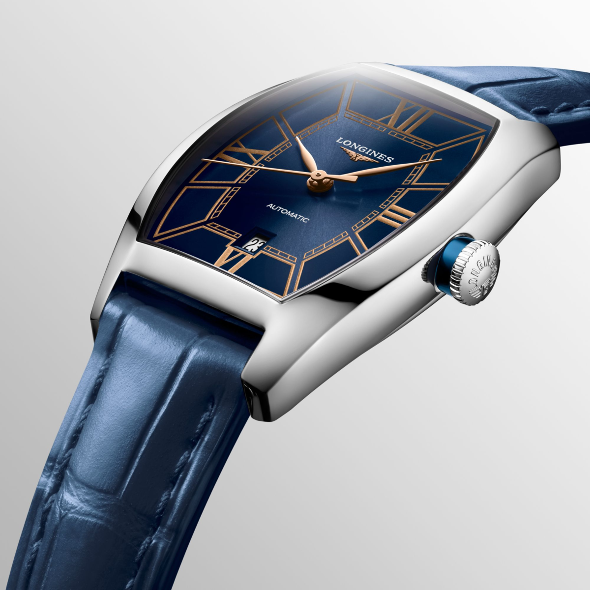 Longines Evidenza Blue Dial Stainless Steel Womens Watch L21424962