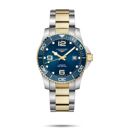 Longines HydroConquest Blue Dial Two Tone Mens Watch L37813967