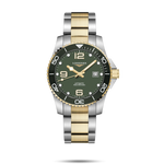 Longines HydroConquest Green Dial Two Tone Mens Watch L37813067