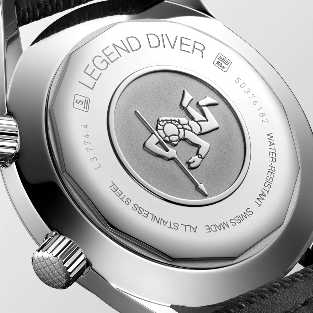Longines Legend Diver Blue Dial Stainless Steel Mens Watch L37744902