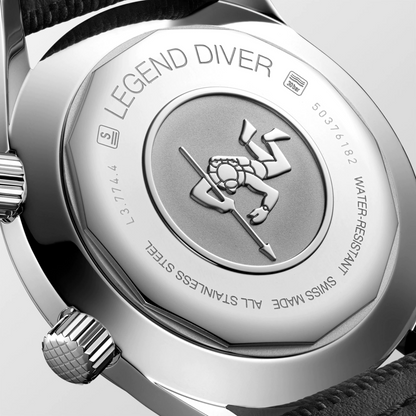 Longines Legend Diver Blue Dial Stainless Steel Mens Watch L37744902