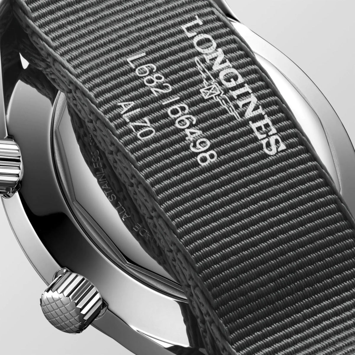 Longines Legend Diver Grey Dial Stainless Steel Mens Watch L37744702