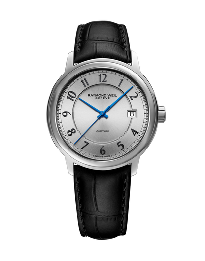 Raymond Weil Maestro Silver Arabic Dial Stainless Steel Mens Calibre RW4200 Watch 2237-STC-05658
