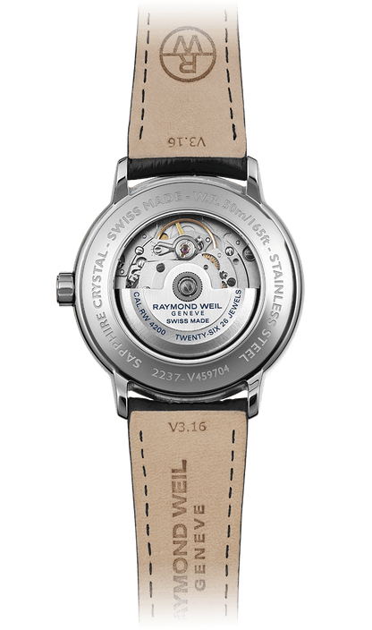 Raymond Weil Maestro Silver Arabic Dial Stainless Steel Mens Calibre RW4200 Watch 2237-STC-05658