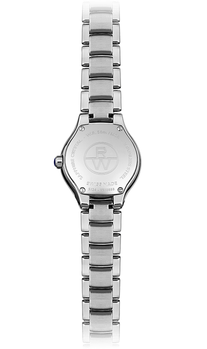 Raymond Weil Noemia Blue Diamond Set Dial Stainless Steel Womens Quartz Watch 24mm 5124-ST-50181