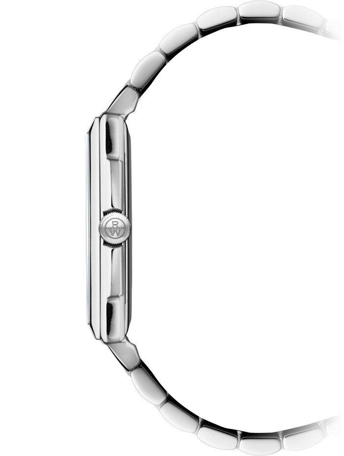 Raymond Weil Toccata White Dial Rectangular Stainless Steel Mens Quartz Watch 5425-ST-00300