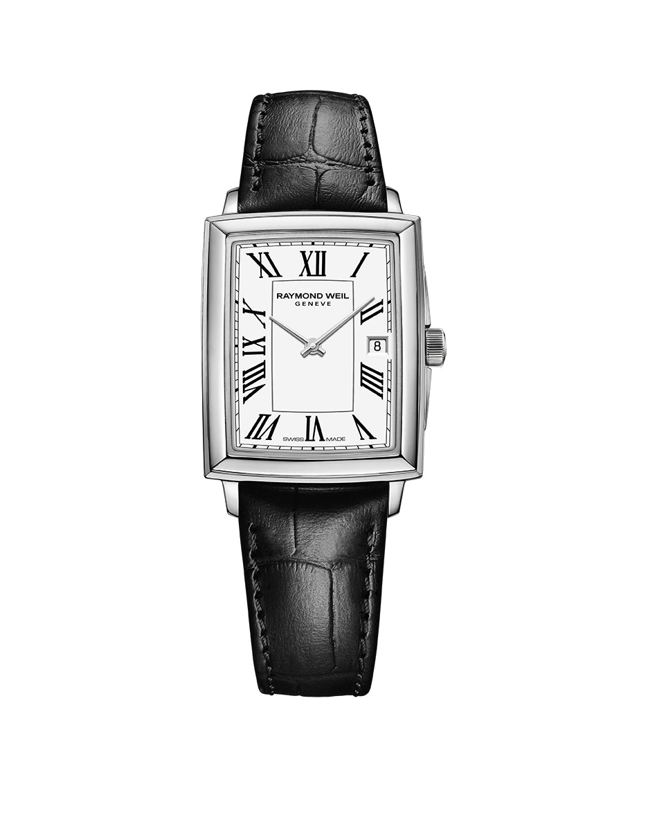 Raymond Weil Toccata White Dial Rectangular Stainless Steel Womens Quartz Watch 5925-STC-00300