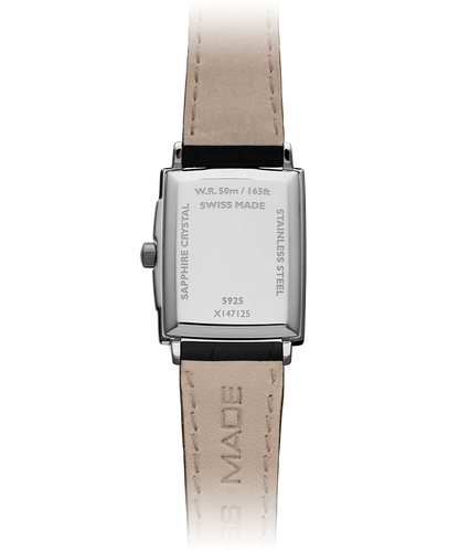 Raymond Weil Toccata White Dial Rectangular Stainless Steel Womens Quartz Watch 5925-STC-00300