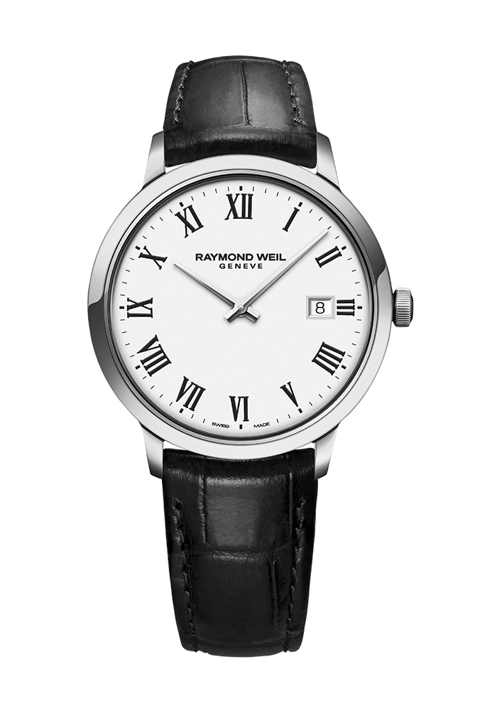 Raymond Weil Toccata White Dial Stainless Mens Quartz Watch 39mm 5485-STC-00300