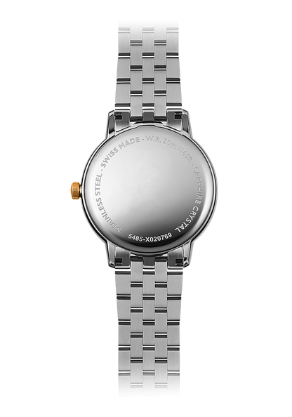 Raymond Weil Toccata White Dial Two Tone Mens Quartz Watch 39mm 5485-STP-00300