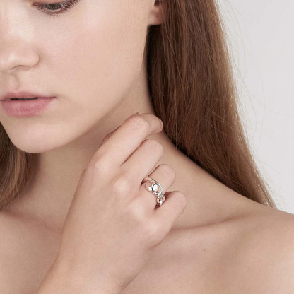 Shaun Leane Sterling Silver Hook Chain Ring (size M) HT020.SSNARZM