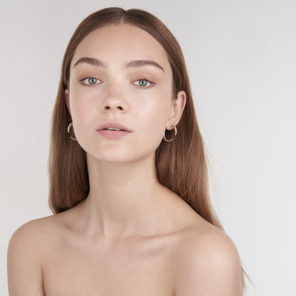 Shaun Leane Vermeil Quill Large Hoop Earrings QU041.YVNAEOS