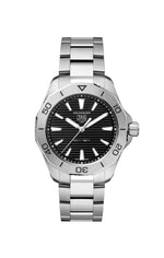 TAG Heuer Aquaracer Professional 200 Black Dial Stainless Steel Mens Quartz Watch WBP1110.BA0627