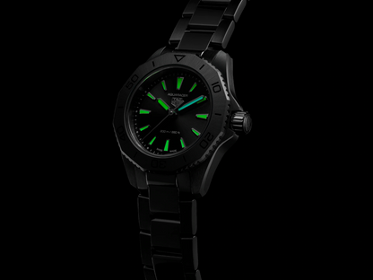 TAG Heuer Aquaracer Professional 200 Black Dial Stainless Steel Womens Quartz Watch WBP1410.BA0622