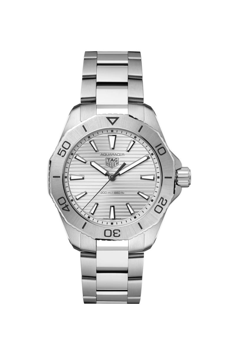 TAG Heuer Aquaracer Professional 200 Silver Dial Stainless Steel Mens Quartz Watch WBP1111.BA0627