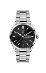 TAG Heuer Carrera Calibre 5  Day-Date Stainless Steel Mens Watch WBN2010.BA0640