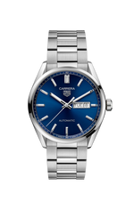 TAG Heuer Carrera Calibre 5  Day-Date Stainless Steel Mens Watch WBN2012.BA0640