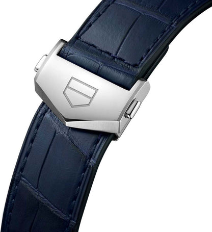 TAG Heuer Carrera Calibre 5 Blue Dial Day-Date Stainless Steel Mens Watch WBN2012.FC6502
