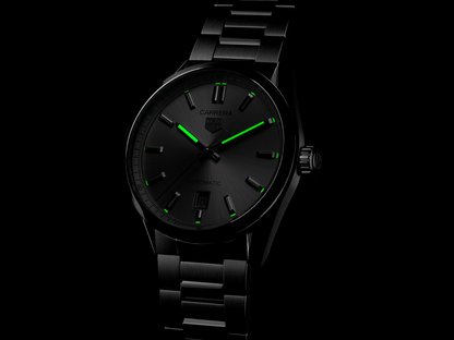 TAG Heuer Carrera Calibre 5 Silver Dial Stainless Steel Mens Watch WBN2111.BA0639