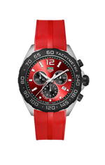 TAG Heuer Formula 1 Red Dial & Strap Stainless Steel Mens Quartz Chronograph Watch CAZ101AN.FT8055