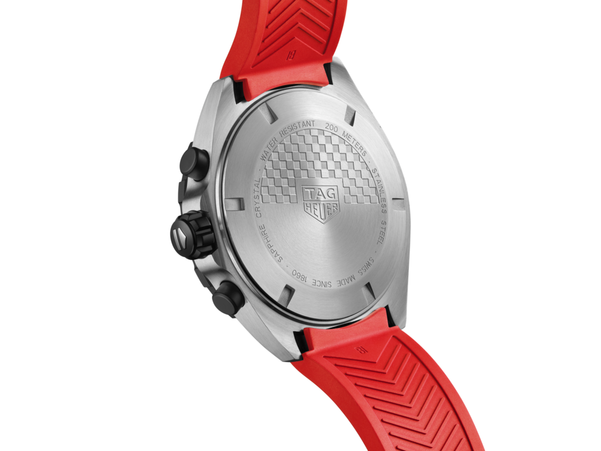 TAG Heuer Formula 1 Red Dial & Strap Stainless Steel Mens Quartz Chronograph Watch CAZ101AN.FT8055