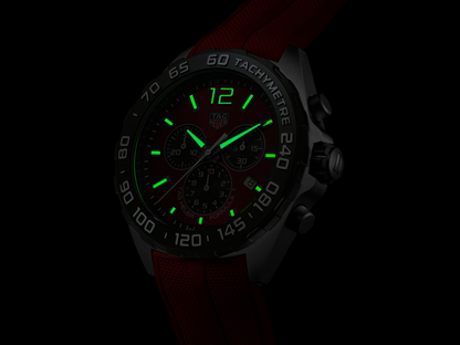 TAG Heuer Formula 1 Red Dial & Strap Stainless Steel Mens Quartz Chronograph Watch CAZ101AN.FT8055