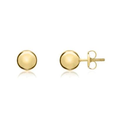 9ct Gold Classic Ball Stud Earrings (4mm)