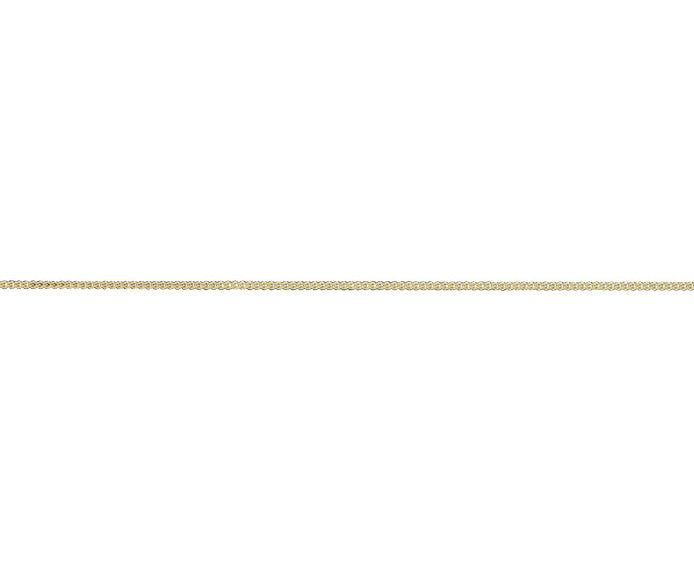 9ct Yellow Gold Filed Curb Chain Link 18" Necklace