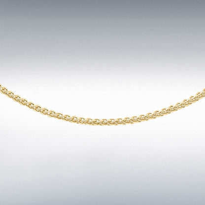 9ct Yellow Gold Spiga Link Chain 20" Necklace