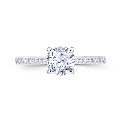 Platinum Solitaire 4 Claw Set 0.43ct Single Stone Diamond Ring