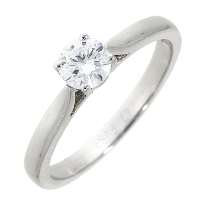 Platinum Solitaire 4 Claw Set 0.45ct Single Stone Diamond Ring