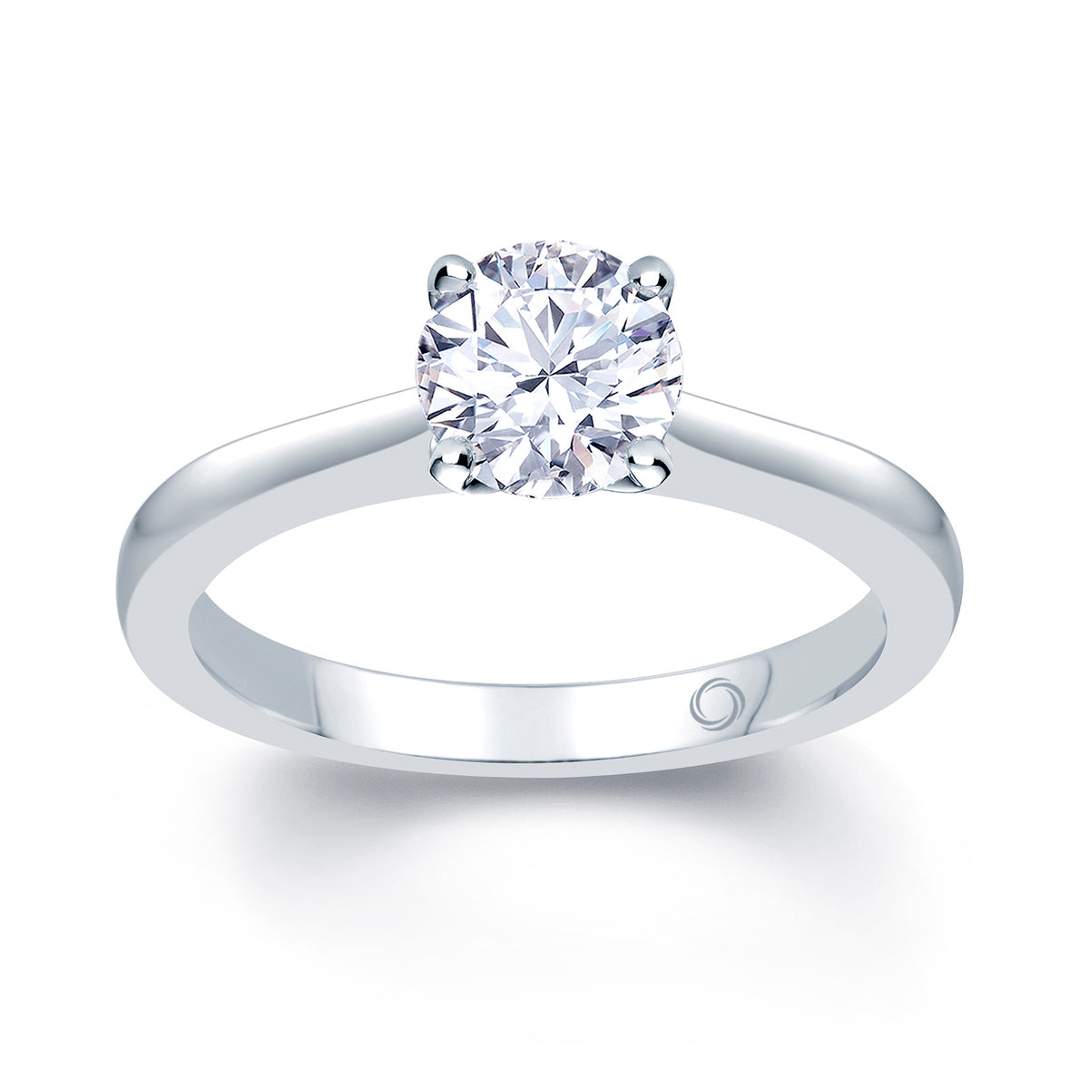 Platinum Solitaire 4 Claw Set 0.70ct Single Stone Diamond Ring