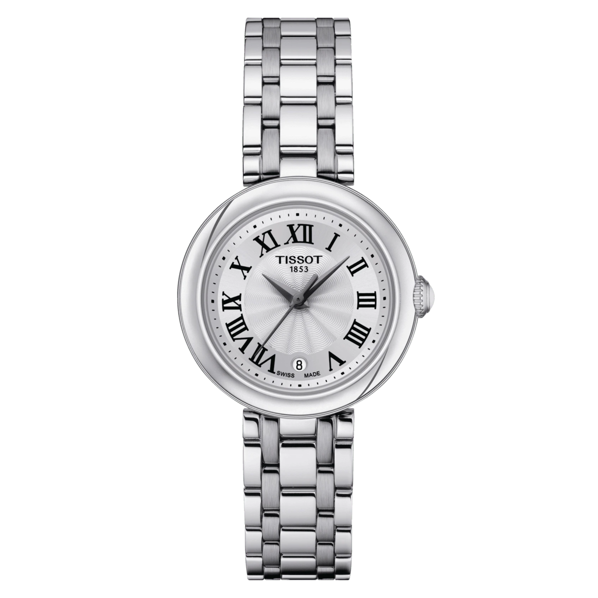 Tissot Bellissima Small Lady Silver Dial Stainless Steel Womens Quartz Watch T1260101101300