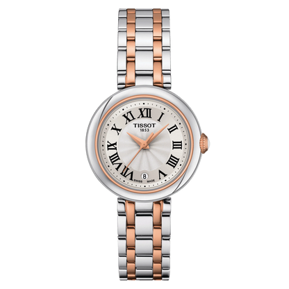 Tissot Bellissima Small Lady Silver Dial Two Tone Womens Quartz Watch T1260102201301