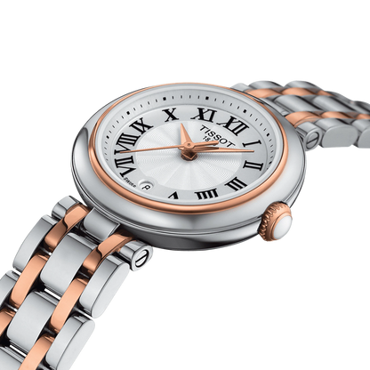 Tissot Bellissima Small Lady Silver Dial Two Tone Womens Quartz Watch T1260102201301
