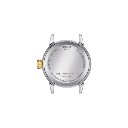 Tissot Classic Dream Ivory Dial Two Tone Womens Quartz Watch T1292102226300