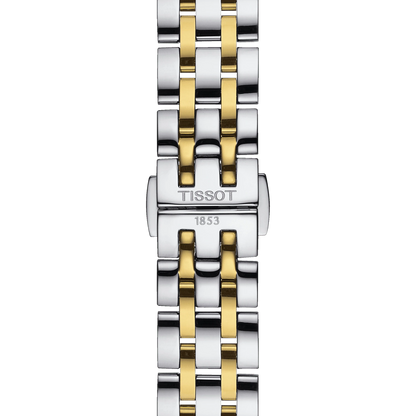 Tissot Classic Dream Ivory Dial Two Tone Womens Quartz Watch T1292102226300