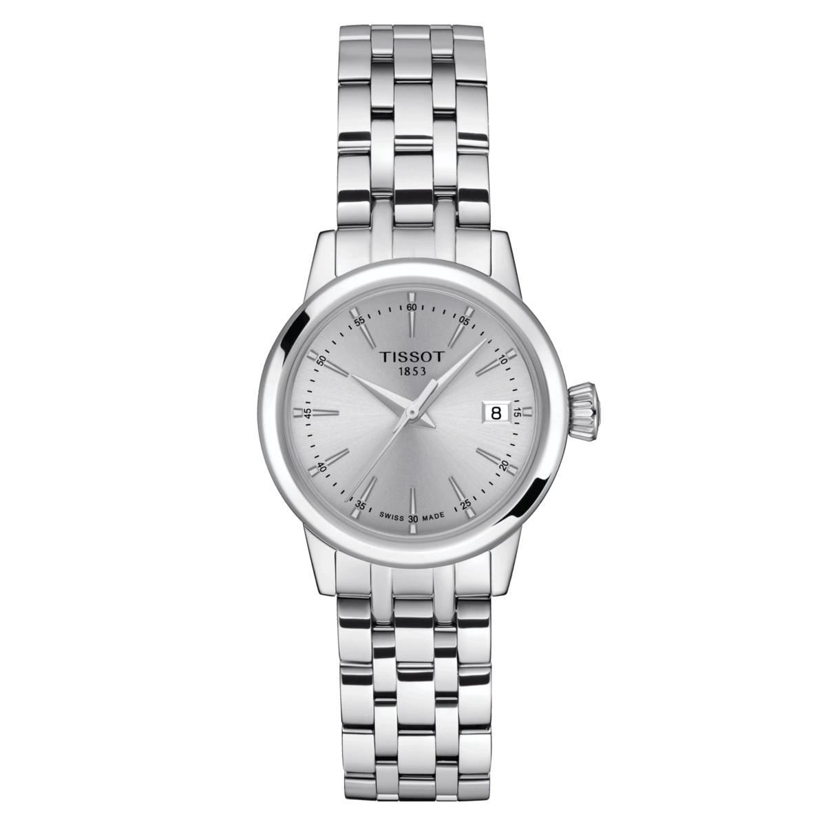 Tissot Classic Dream Silver Dial Stainless Steel Womens Quartz Watch T1292101103100