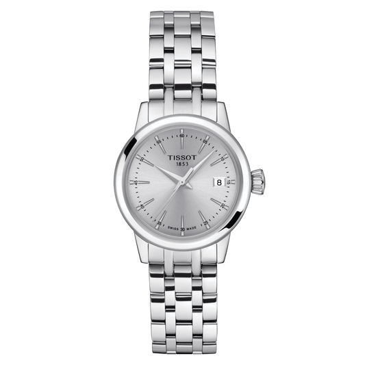 Tissot Classic Dream Silver Dial Stainless Steel Womens Quartz Watch T1292101103100