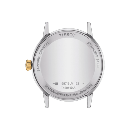 Tissot Classic Dream Silver Dial Two Tone Mens Quartz Watch T1294102203100