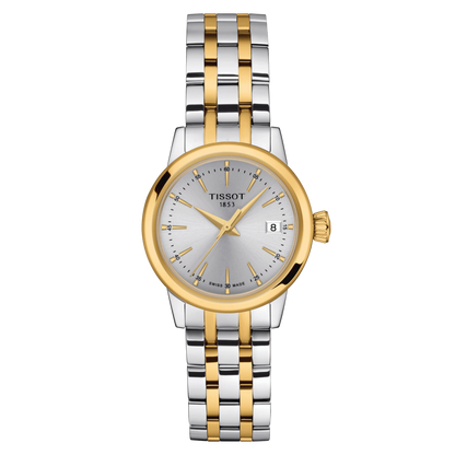 Tissot Classic Dream Silver Dial Two Tone Womens Quartz Watch T1292102203100