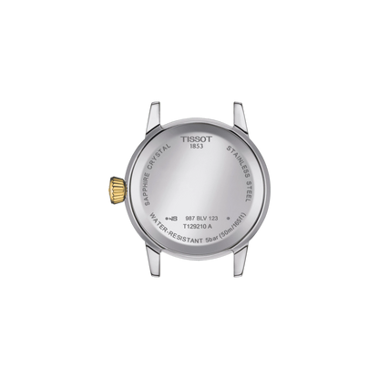 Tissot Classic Dream Silver Dial Two Tone Womens Quartz Watch T1292102203100