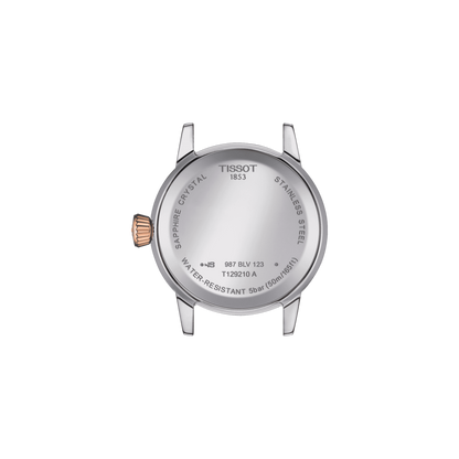 Tissot Classic Dream White Dial Two Tone Womens Quartz Watch T1292102201300
