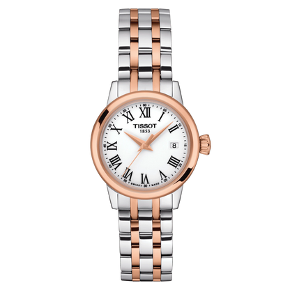 Tissot Classic Dream White Dial Two Tone Womens Quartz Watch T1292102201300