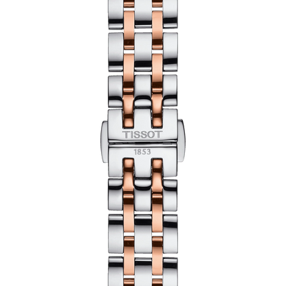 Tissot Classic Dream White Dial Two Tone Womens Quartz Watch T1292102201300