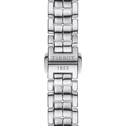 Tissot Flamingo Mother of Pearl Diamond Set Dial Stainless Steel Womens Quartz Watch T0942101111601
