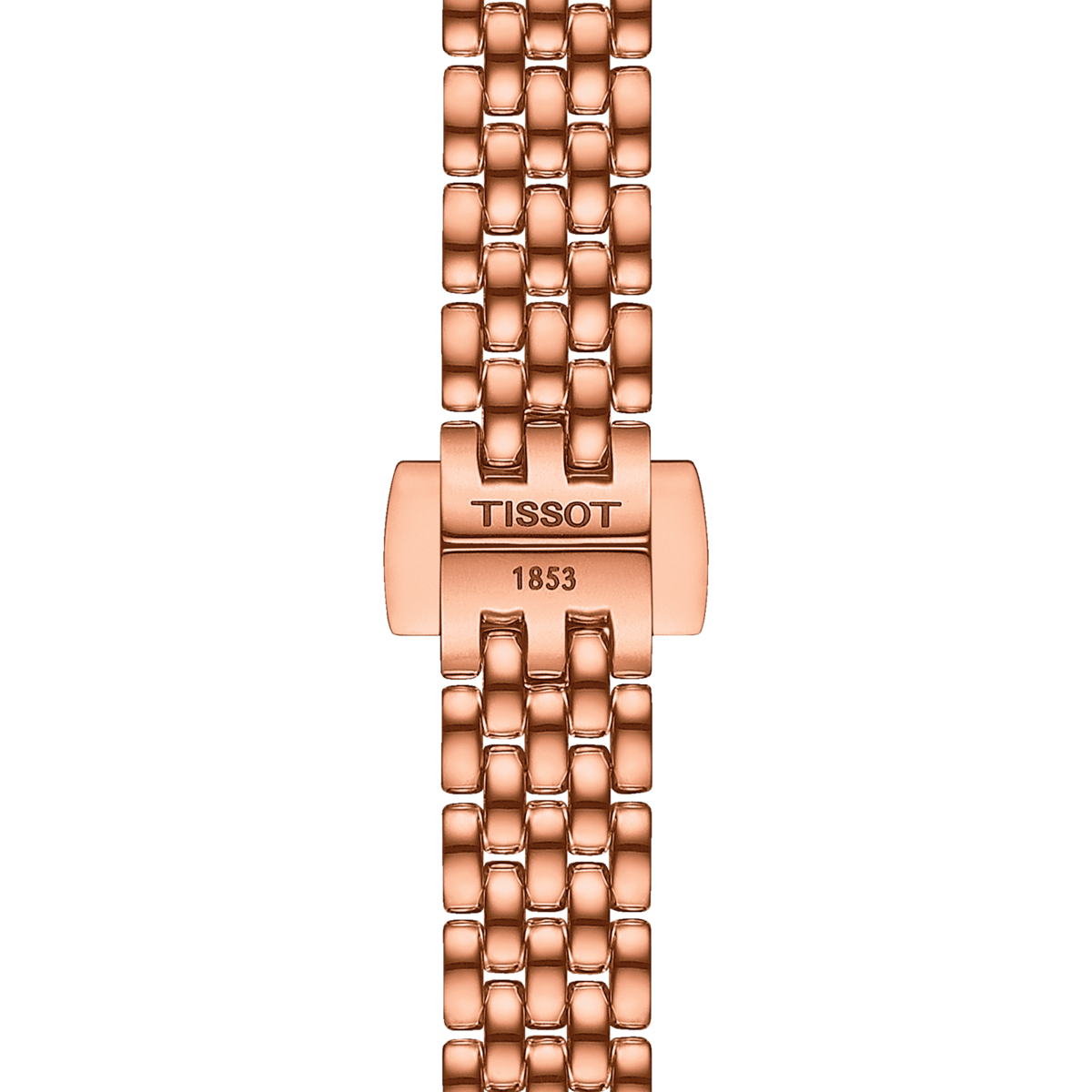 Tissot Lovely Round Mother of Pearl Dial PVD Rose Gold Plated Womens Quartz Watch T1400093311100